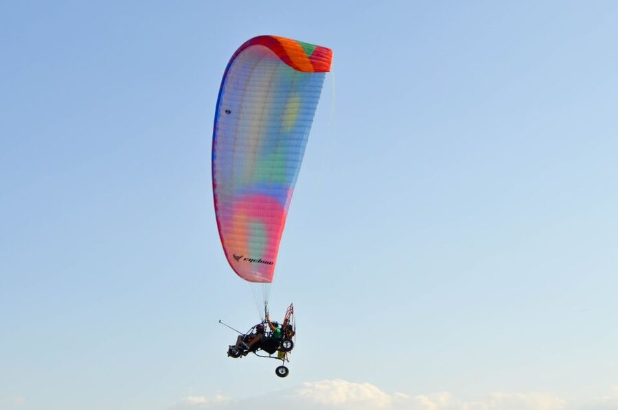 Adeje: Paratrike Flying Tour with Hotel Pickup and Photos - The flight setup: life jacket, communication helmet, and how you’ll experience it
