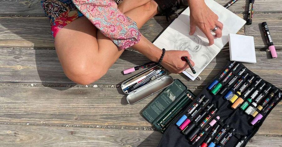 Artistic & Creative Workshop in El Médano - The Flow of the Session: From Warm-Up to Finished Pieces