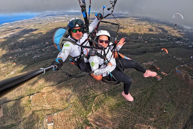 BRONZE tandem paragliding flight in South Tenerife, free pick up - Price, Timing, and Value for $133.08 Per Person