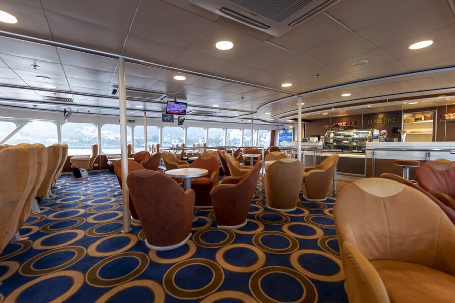 Canary Islands: Ferry Ticket Tenerife/La Gomera - What You Get On Board: Panoramic Views and Digital Entertainment