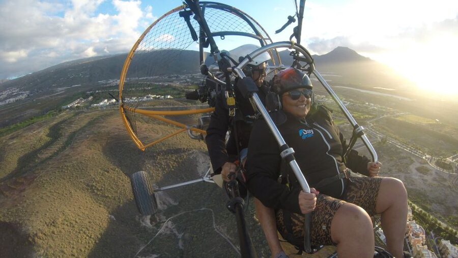 COAST: Fly over the coasts of Tenerife by Paratrike! (20min) - Ground Briefing in Adeje: The Part That Makes You Less Anxious