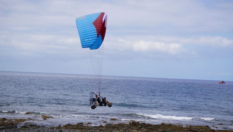 COAST: Fly over the coasts of Tenerife by Paratrike! (20min) - Getting Picked Up in Los Cristianos or Adeje, Then Moving to Takeoff