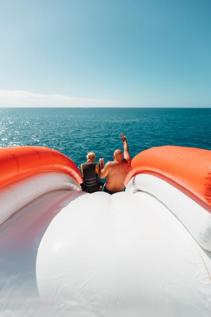 Costa Adeje: Private Yacht Trip with Watersports and Slides - The real star: the watersports menu on the Gulliver Fun Yacht