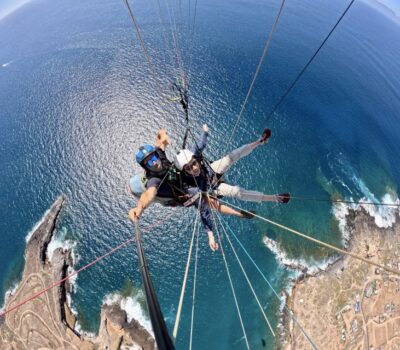 Tandem Paragliding Flight with Pickup