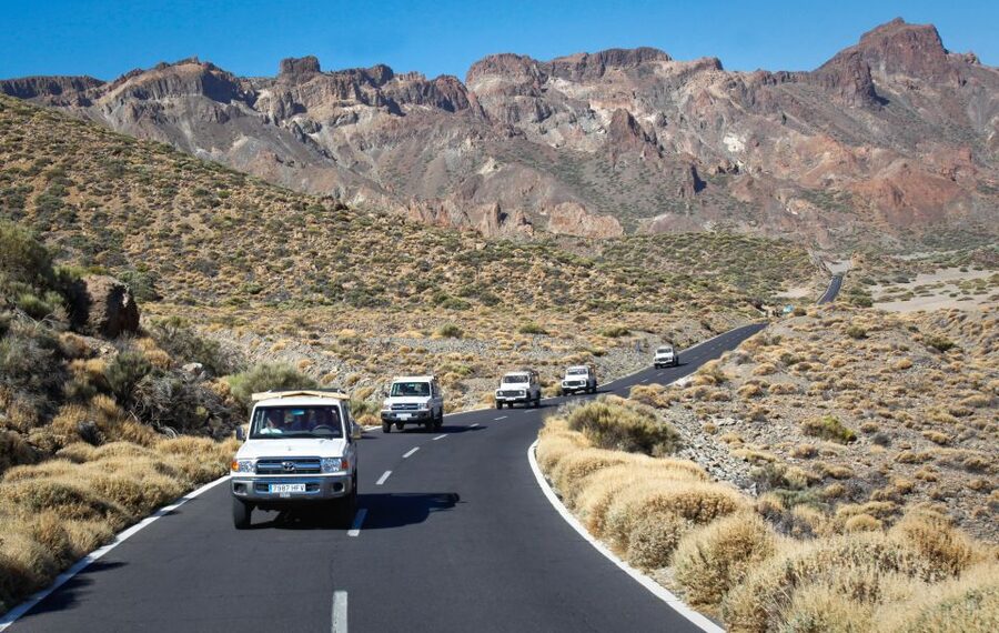 From Playa de las Américas: Full-Day Teide Jeep Safari - Getting to the start: Playa de las Américas pickup and the 08:20 meeting