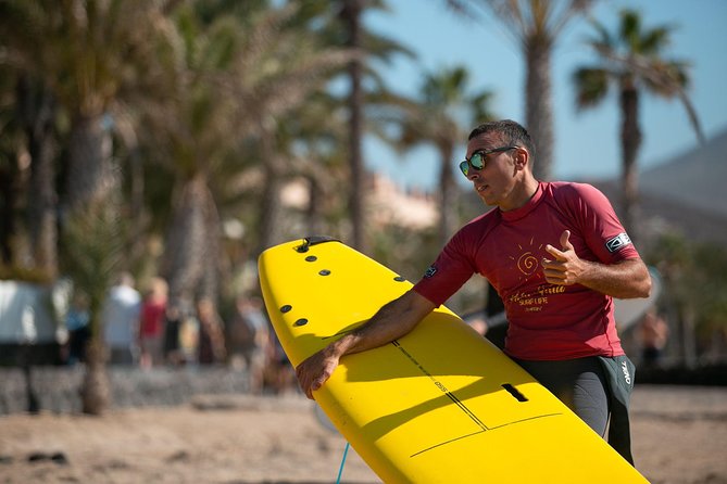 Group Surf Lessons - Language and meeting style: English coaching with mobile ticket ease