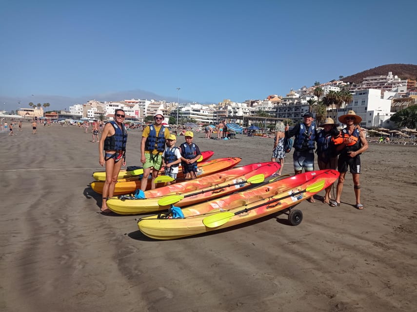 Los Cristianos: Kayak & Snorkel Tour with turtles and photos included - Key highlights at a glance
