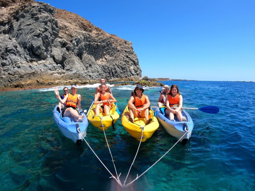 Los Cristianos: Kayaking and Snorkeling with Marine Wildlife - The kayak portion: pacing, coastline views, and Mount Teide on the way back