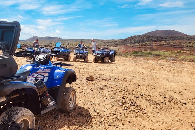 OFF-ROAD QUAD TRIP, great sensations and adrenaline! - What actually happens in the 1.5 hours: Arona’s sandy start and off-road Teide sites