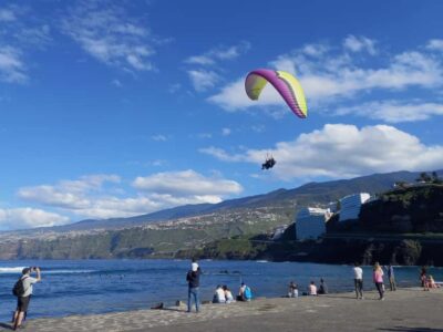 Paragliding in Puerto de la Cruz: start from 2200m high