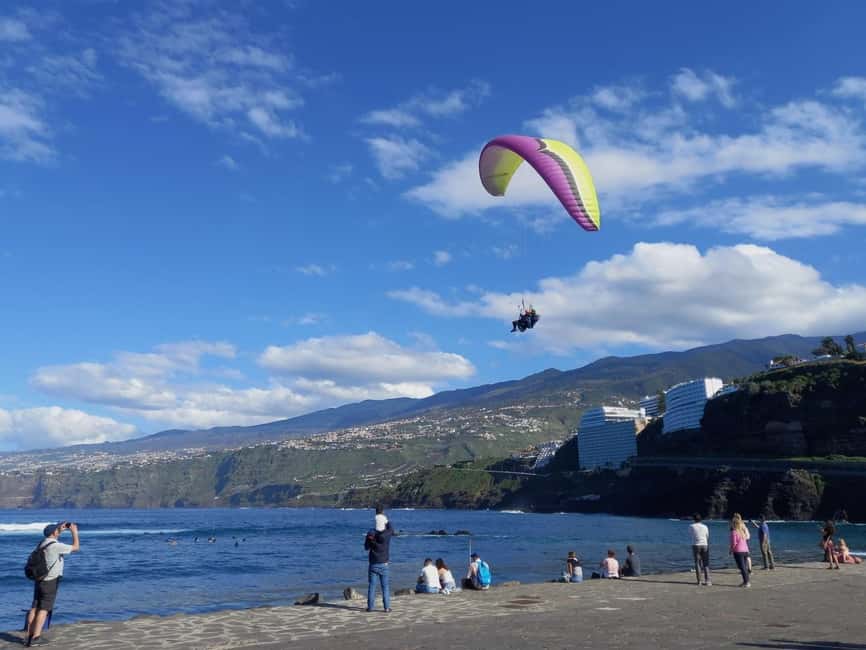 Paragliding in Puerto de la Cruz: start from 2200m high - Martianez Adventures Pickup to the Flight Area: How the 3-Hour Block Works