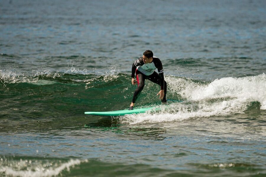Playa de las Américas : Group Surf Lesson - Small-group coaching in practice, what up to 6 participants really means