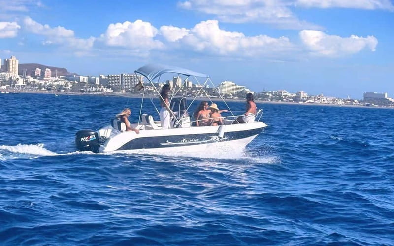 Puerto Colon: License-Free Self-Drive Boat in Tenerife - What Your 1 to 4 Hour Time on the Water Looks Like