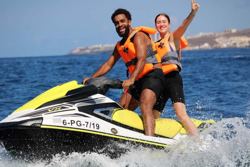 Puerto Colón: Tenerife Coast Jet Ski Tour with Photos - Puerto Colón to Costa Adeje, what makes this jetski safari work