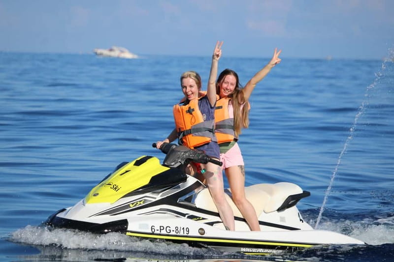 Puerto Colón: Tenerife Coast Jet Ski Tour with Photos - Finding Jet Ski Island and getting sorted fast