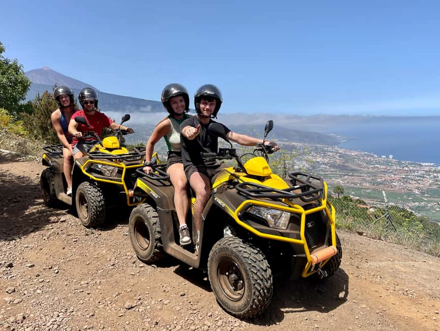 Puerto de la Cruz: Teide or Valley Off-Road Quad Tour - Choosing Your Quad Adventure: Teide National Park Road Route or North Off-Road