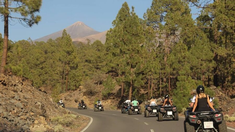 Quad Tour to Teide at Sunset | Adventure from a private estate - Pino Gordo stop: photos, a riding break, and a short Segway moment