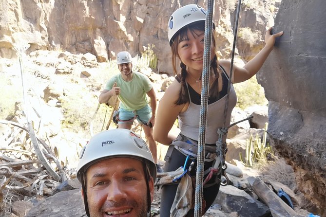 Rock climbing in natural space. - Views and the “Real Tenerife” Factor