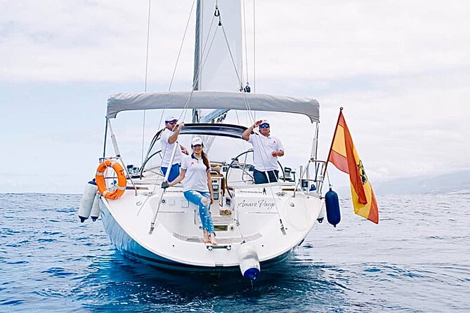 SAILING YACHT EXCURSION TOUR, Food & Drinks included! - A 3-Hour Sail for Whales and Dolphins Off Southern Tenerife