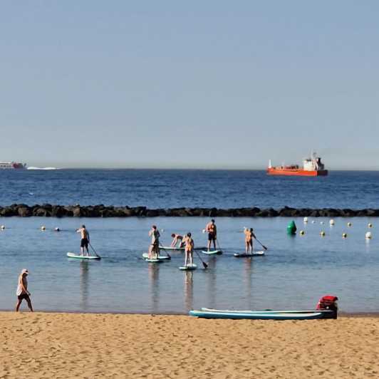 Santa Cruz de Tenerife: Las Teresitas Stand Up Paddle Course - Las Teresitas SUP, and why this beginner course makes sense
