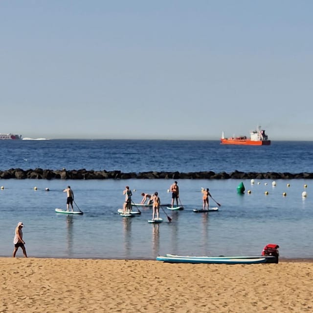 Santa Cruz de Tenerife: Las Teresitas Stand Up Paddle Course - Las Teresitas beach: the white sand setting that helps you relax and learn