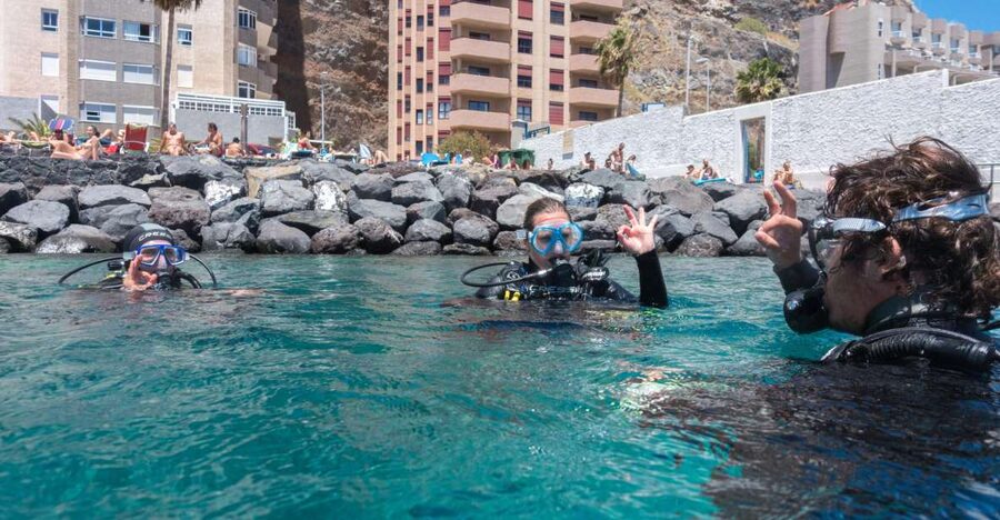 Santa Cruz de Tenerife: PADI Introductory Dive - The 30-minute safety briefing is where good days start