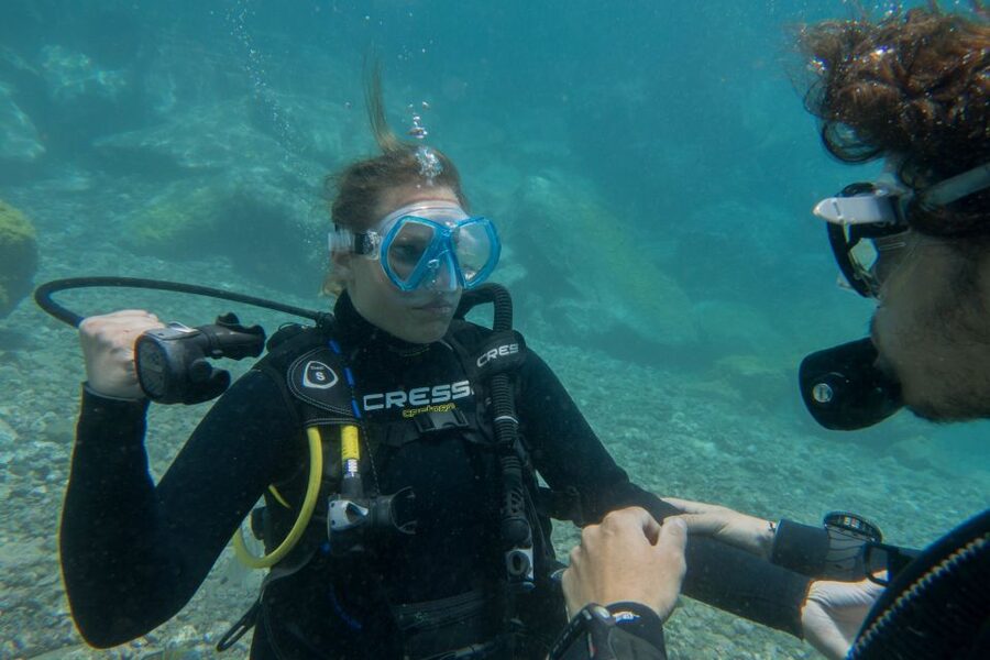 Santa Cruz de Tenerife: PADI Introductory Dive - Radazul Beach underwater hour: calm water, guided practice, real learning