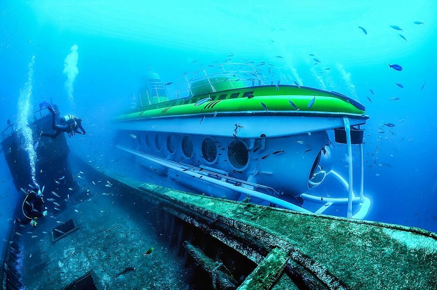 Southern Tenerife: 50-Minute Submarine Dive - Sub Fun Cinco inside, seats, windows, and why you should care