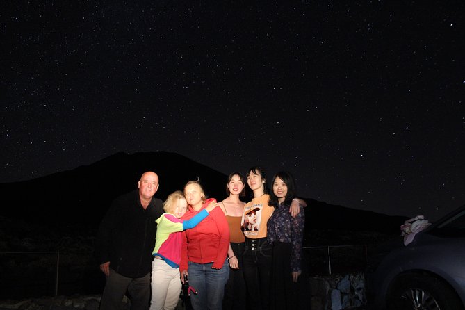 Sunset and Stars at Teide National Park - Sunset viewpoint: cava in hand, western islands in view