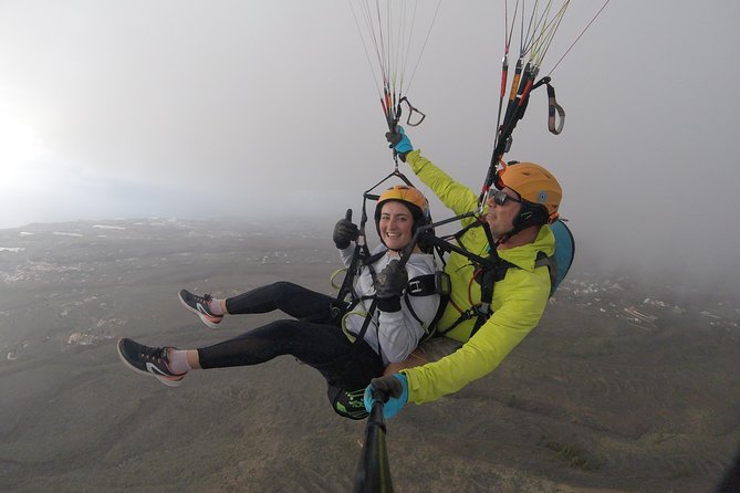 Tandem paragliding in Tenerife - Harness, Helmet, and the Tandem Setup That Makes This Beginner-Friendly