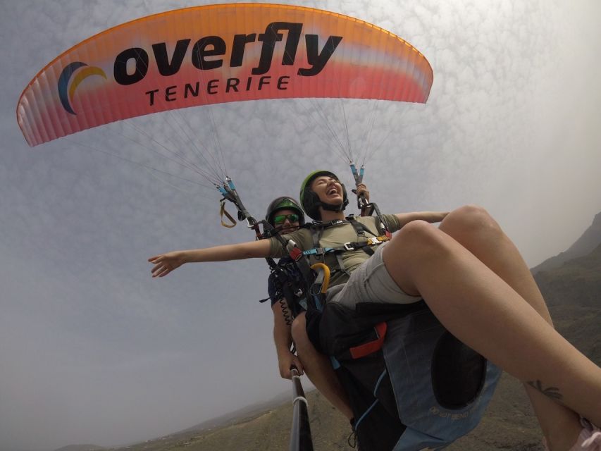 Tenerife: Acrobatic Paragliding Tandem Flight - 10-20 Minutes of Wingovers and Deep Spirals: What the Action Phase Feels Like