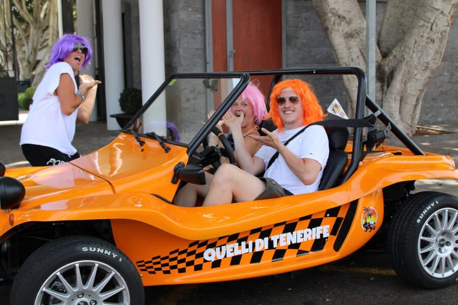 Tenerife Buggy Tour with Route Options Coast Mountain Sunset - Coast Tour: Los Cristianos to La Caleta, plus a volcanic beach swim break