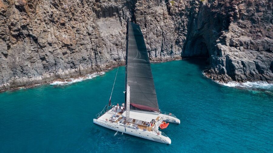 Tenerife: Catamaran Cruise with Brunch and Unlimited Drinks - From Marina del Sur to Las Galletas: getting on the water smoothly