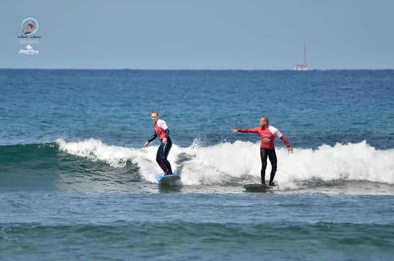 Tenerife : clases de surf para principiantes y intermedios - Playa de Las Americas: where your first wave actually happens