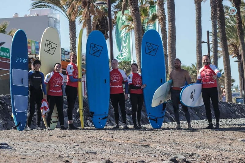 Tenerife : clases de surf para principiantes y intermedios - Equipment and the photo reality check