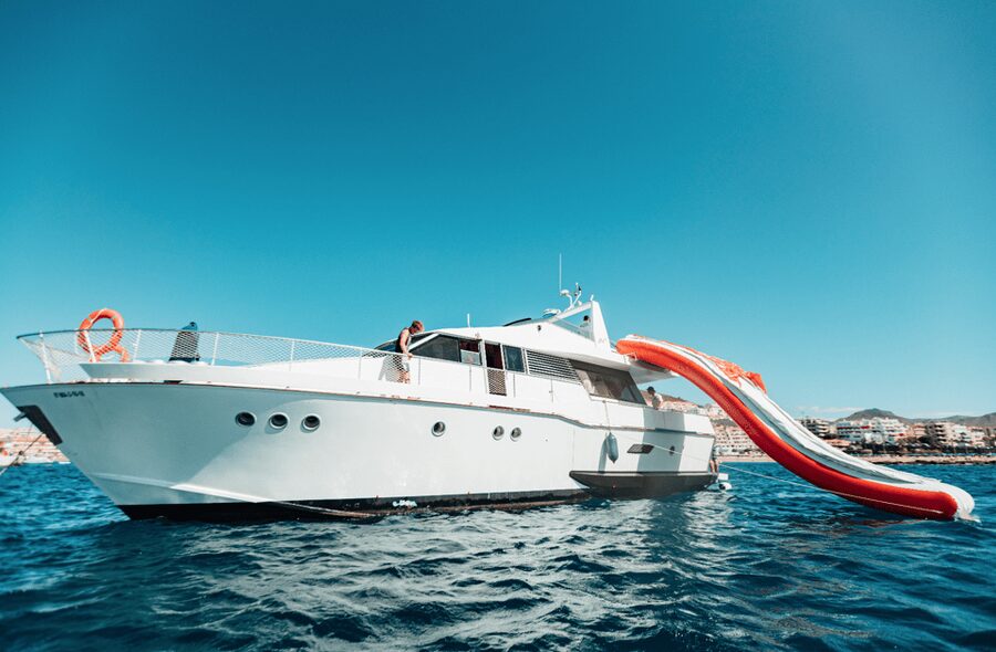 Tenerife: Fun Yacht Trip with Water Activities and Toys - Entering Tenerife from the water, with a yacht that actually turns into playtime