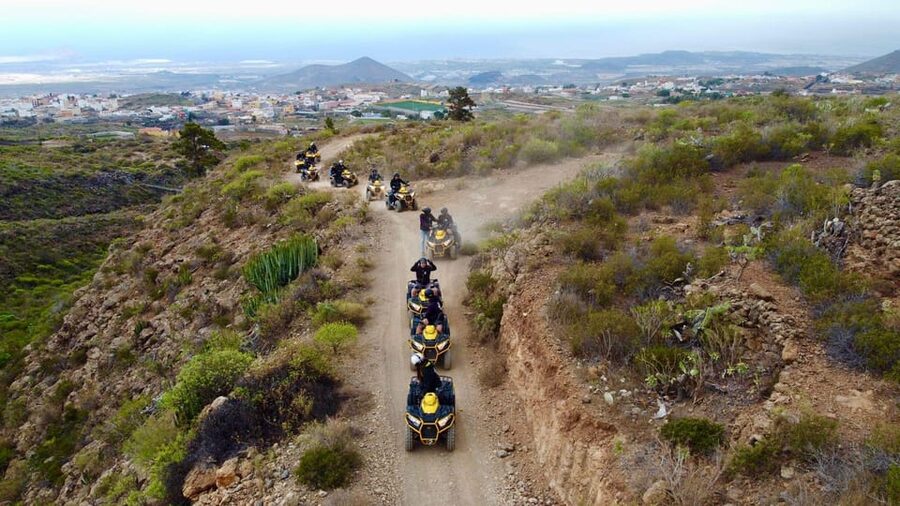Tenerife: Guided Group Quad Tour on Mount Teide - The ride sequence: forest trails to rugged volcanic ground