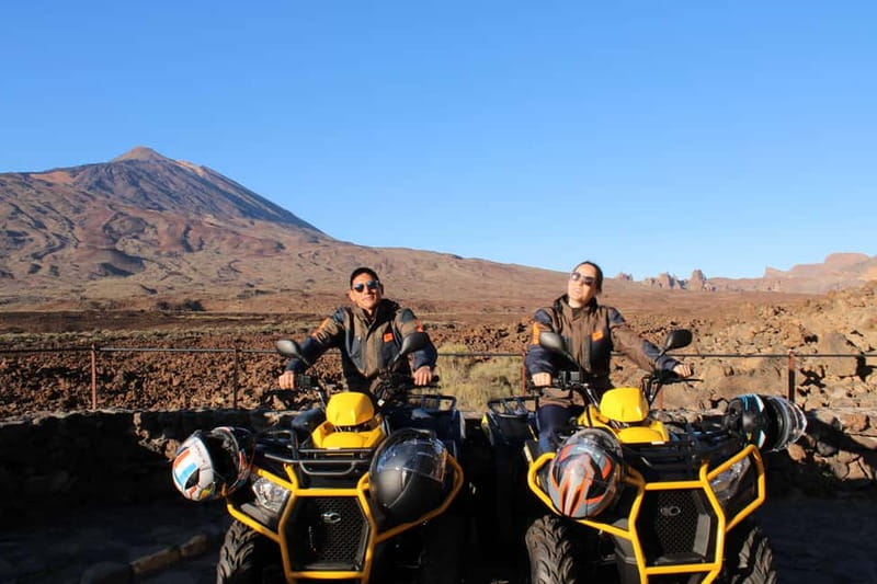 Tenerife, Guided Quad Tour on Mount Teide with Drink - Riding through Teide National Park’s volcanic terrain (lava fields and cones)