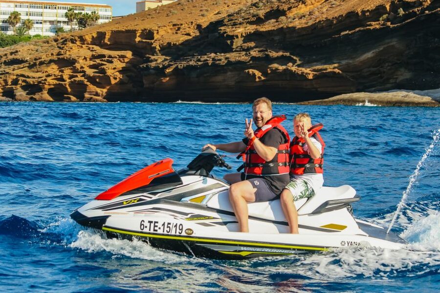 Tenerife: Jet Ski Tour with Optional Quad Trip - The Route Highlights: Yellow Mountain, Las Galletas, Red Mountain, and More