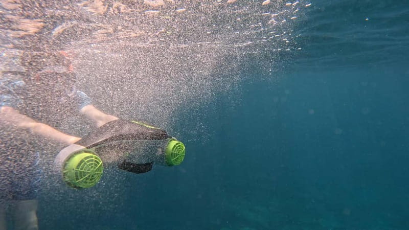 Tenerife: Kayak and Snorkeling Tour with Photos - Entering The Water In Los Cristianos, With Teide and La Gomera on Your Side
