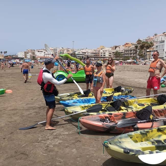 Tenerife: Kayak and Snorkeling Tour with Photos - Photos, Lockers, and Small Organization Wins That Save You Hassle