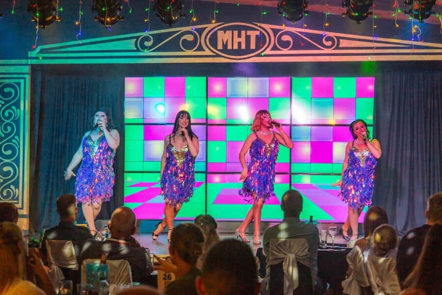 Tenerife: MHT - Music Hall Tavern Comedy Drag Dinner Show - Dinner Details You Can Plan Around: 3 Courses, Set Menu