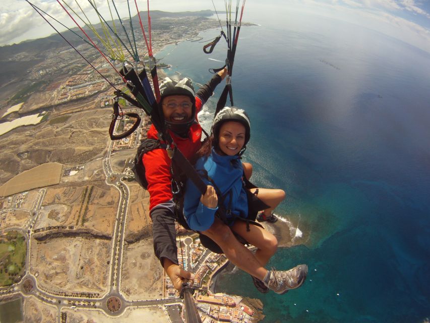 Tenerife: Paragliding Flight - Photos and the big tradeoff: no cameras, plus extra pricing