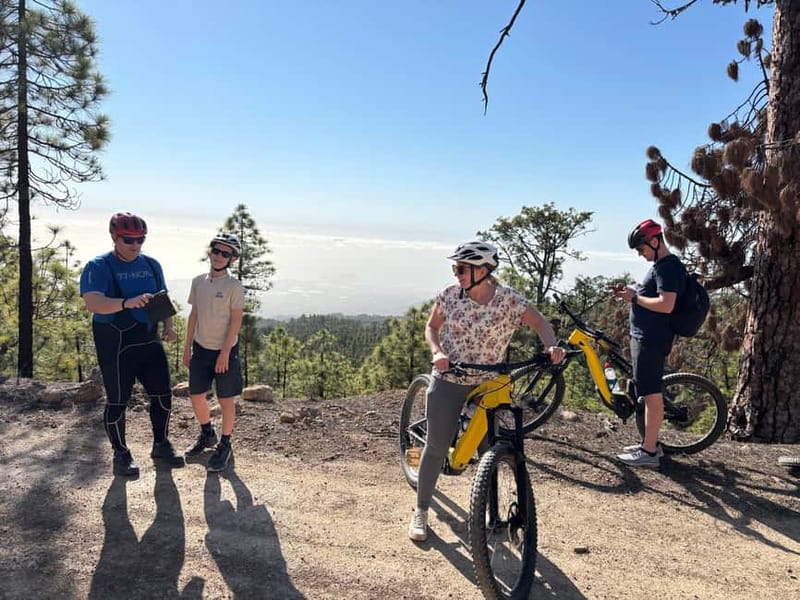 Tenerife: premium e-bike ride at Vilaflor- Lunar Landscape - The camp stop: path to the Lunar Landscape rock formation