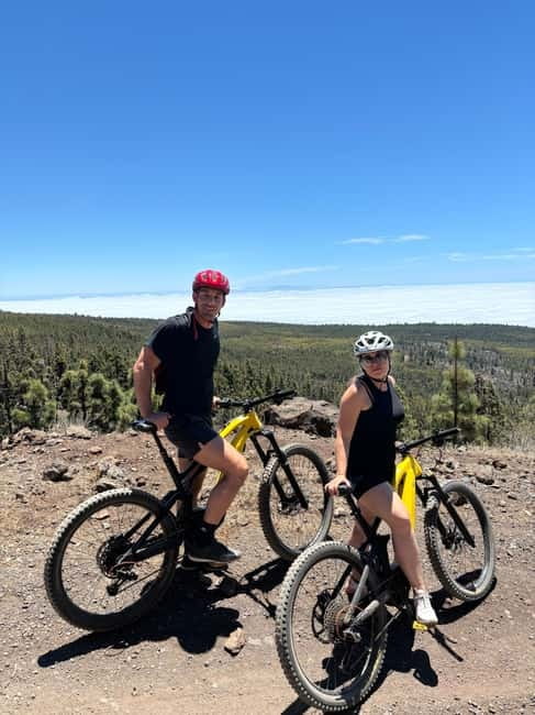 Tenerife: premium e-bike ride at Vilaflor- Lunar Landscape - The second riding leg: gentler forest riding and volcanic variety