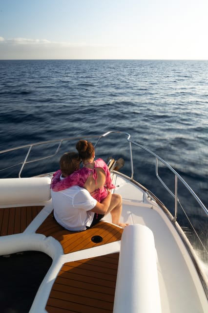 Tenerife: Private Luxury Yacht Sunset Cruise - Beneteau Antares 42, your own sunset bubble in Puerto Colón