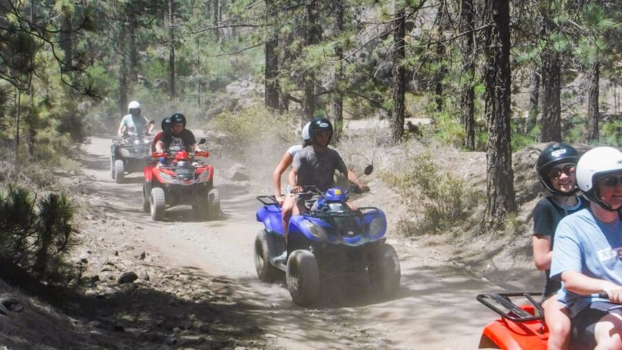 Tenerife: Quad Adventure Tour in Teide National Park - The drive into Teide: towns along the way and the climb rhythm