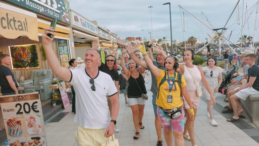 Tenerife: Silent Disco Walking Tour "Mustang Sally's" - Singing and dancing at cafes and bars: the best moments and the small tradeoff