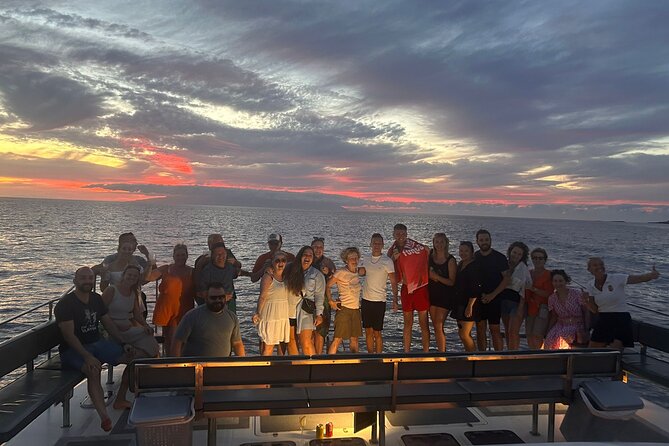 Tenerife Sunset Catamaran tour with transfer - Food and Drinks included. - Wildlife spotting along the coast and toward the mountains