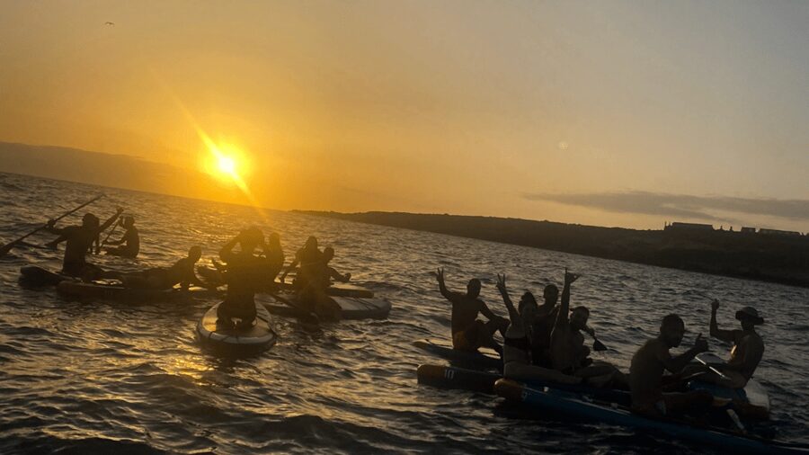 Tenerife: Sunset Stand-Up Paddleboarding Tour - La Caleta paddle time: your practice window before the light fades